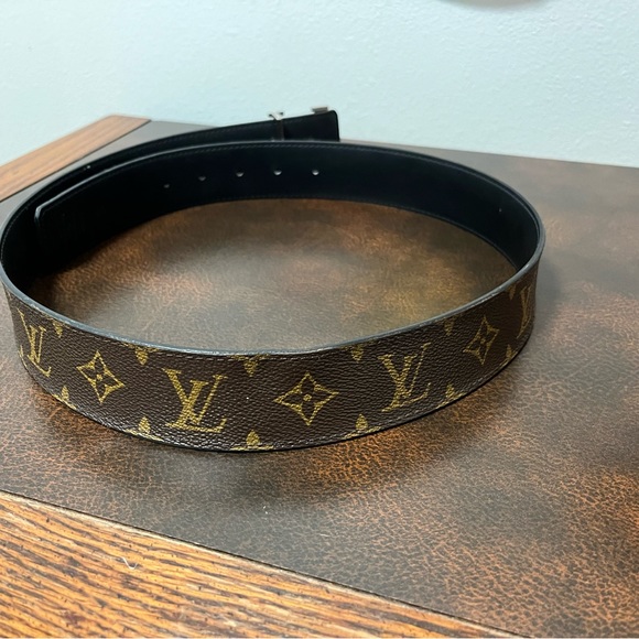Men’s Louis Vuitton Belt Monogram Silver - Picture 4 of 10